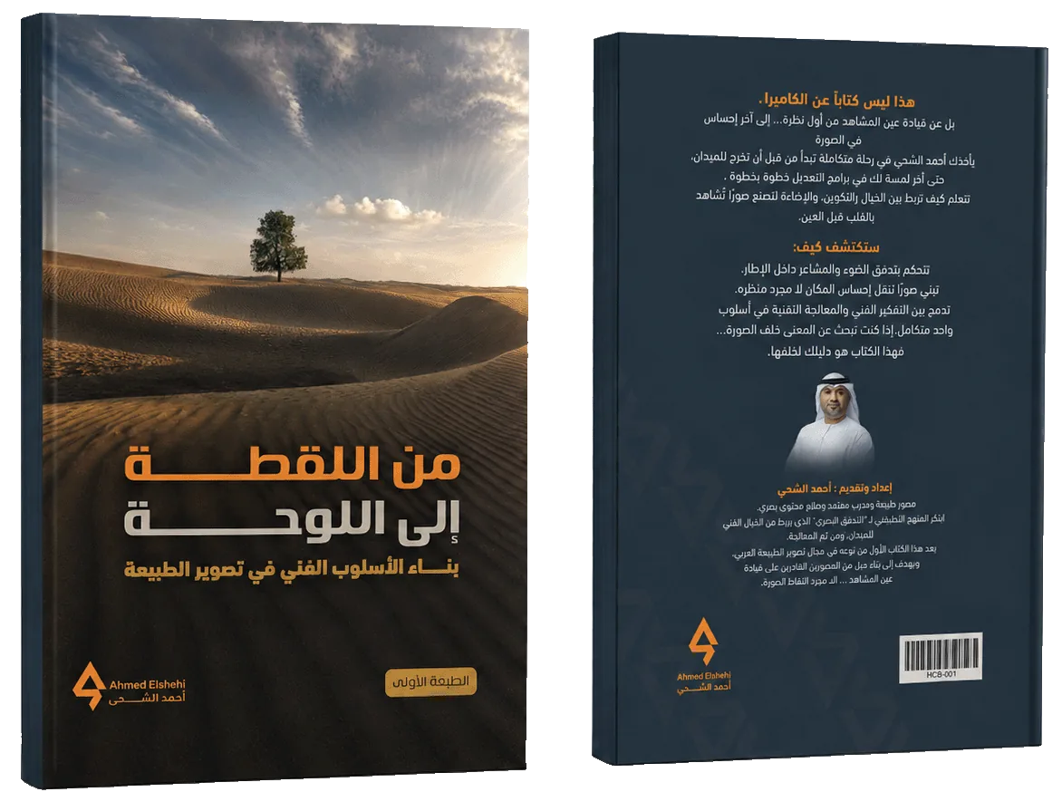 كتاب «من اللقطة إلى اللوحة» — الوجهان